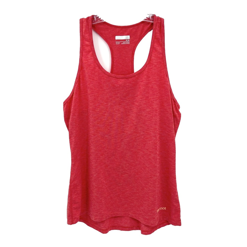 MARMOT Women's Size Medium Scarlet Red Lightweight Racerback Tank Top Stretch